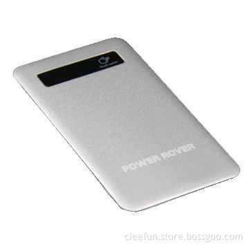 Super Slim Power Station for Various Smart Phones/4,000mAh Capacity, Press Button with LED Lighting